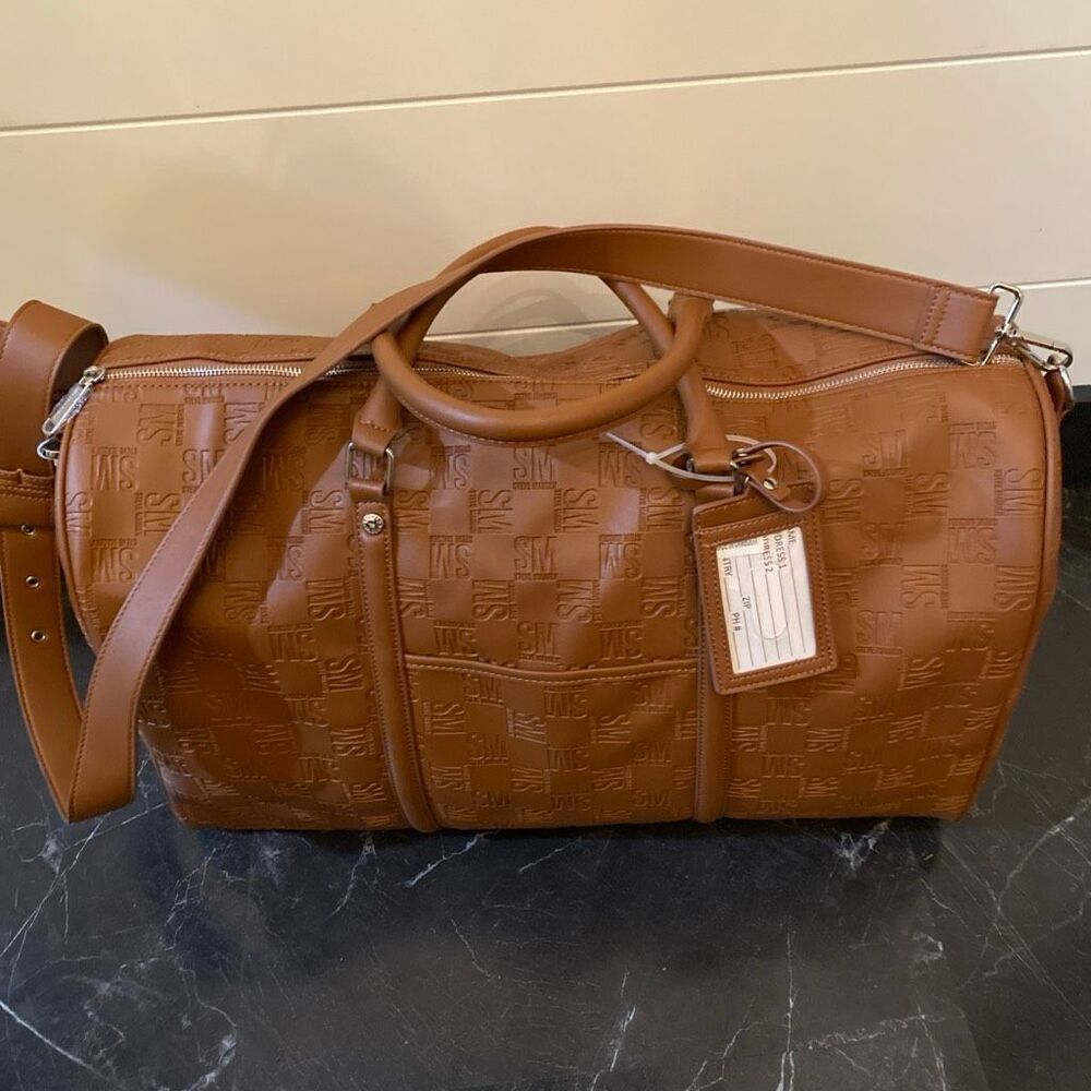 Steve Madden Weekender Duffle Bag WT200800 10x14x21" NWT - Picture 4 of 13